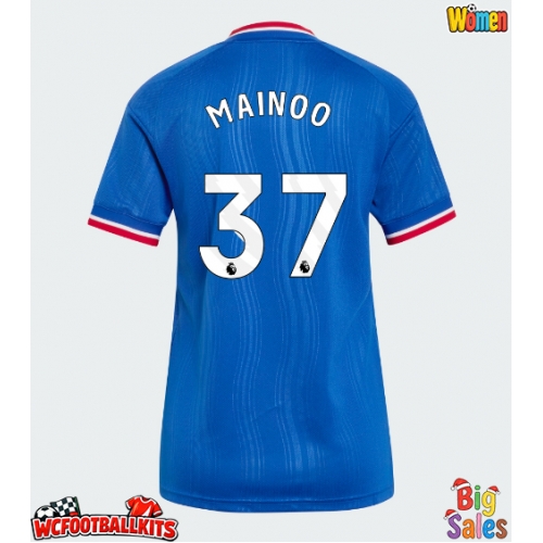 Manchester United Kobbie Mainoo #37 Replica Away Stadium Shirt for Women 2026-27 Short Sleeve